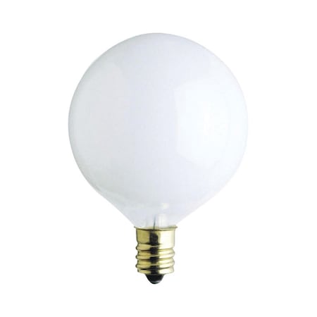 Westinghouse Westinghouse 25 W G16.5 Globe Incandescent Bulb E12 (Candelabra) White 2 pk 3753
